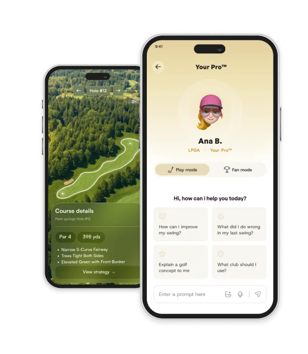 Golf mobile app